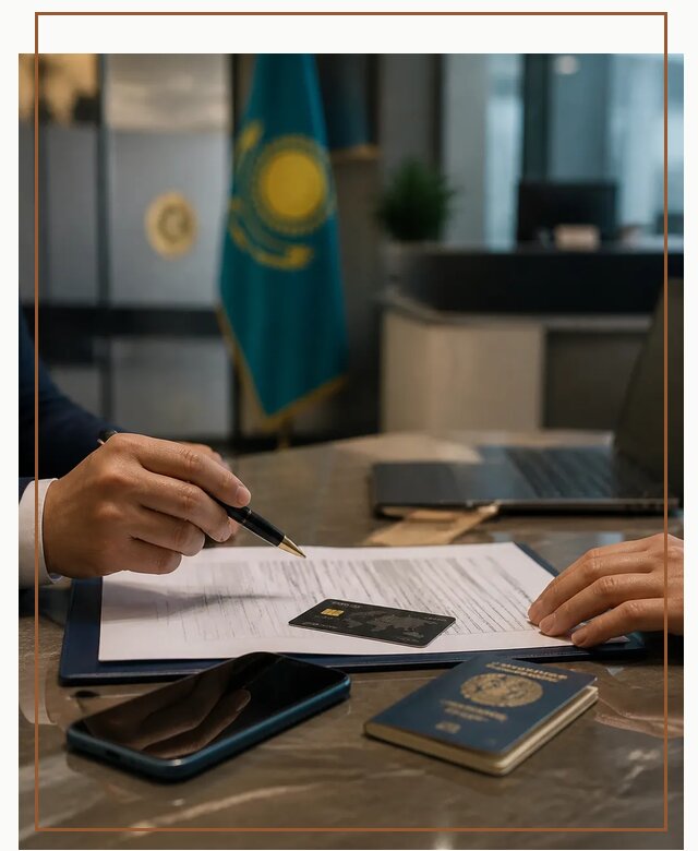 Открытие счета и банковской карты в Казахстане в Орле